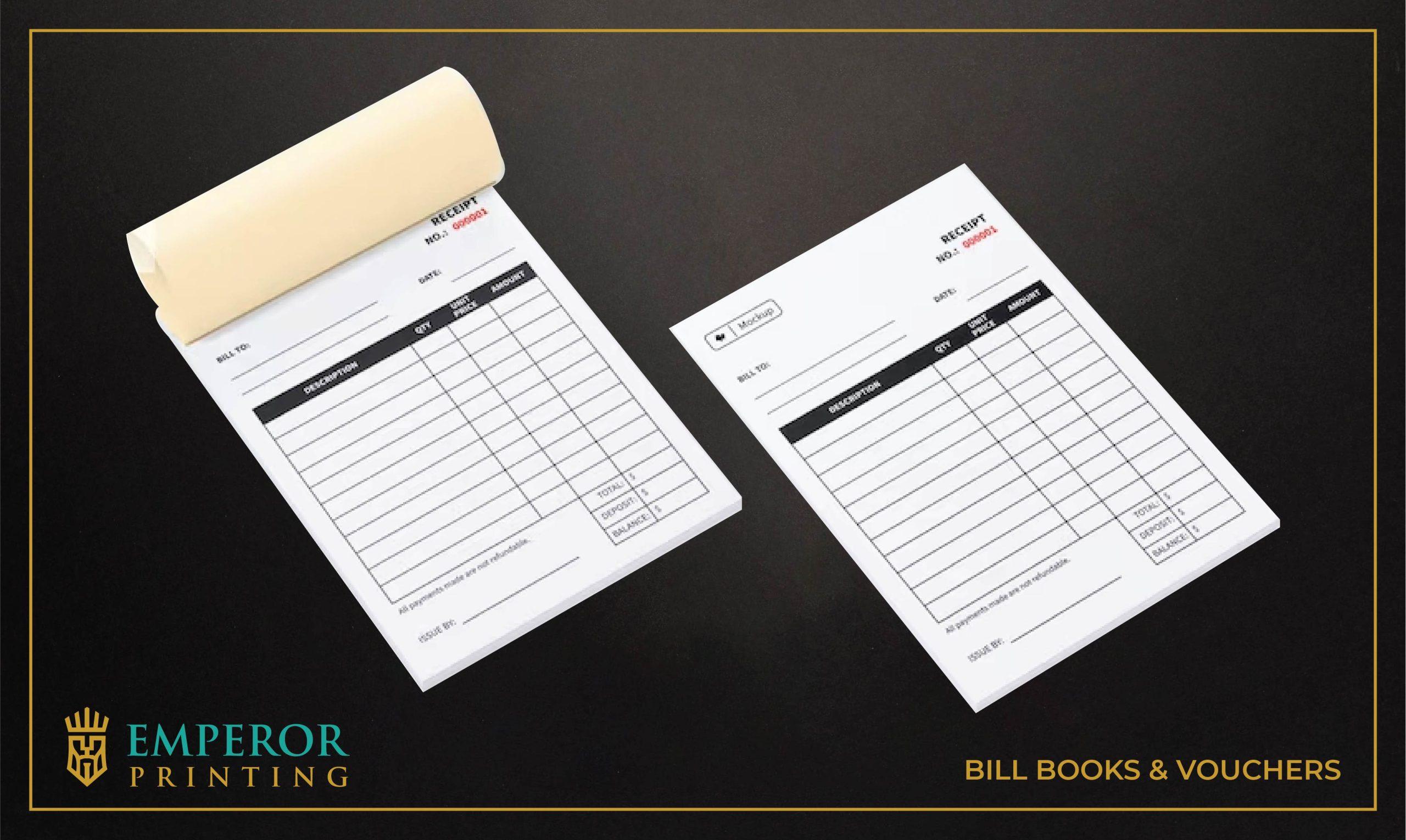 Billbooks & Vouchers

